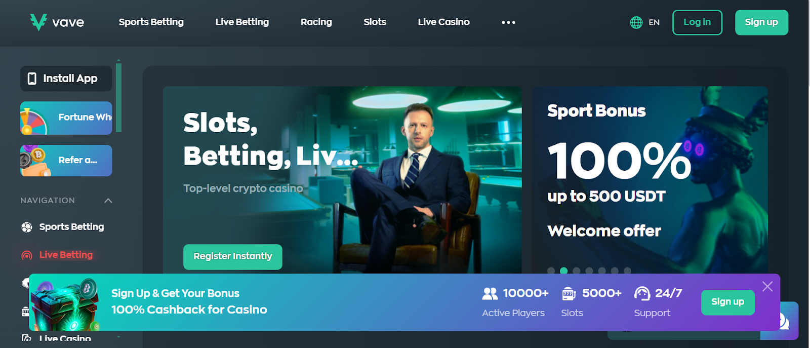 vave crypto casino