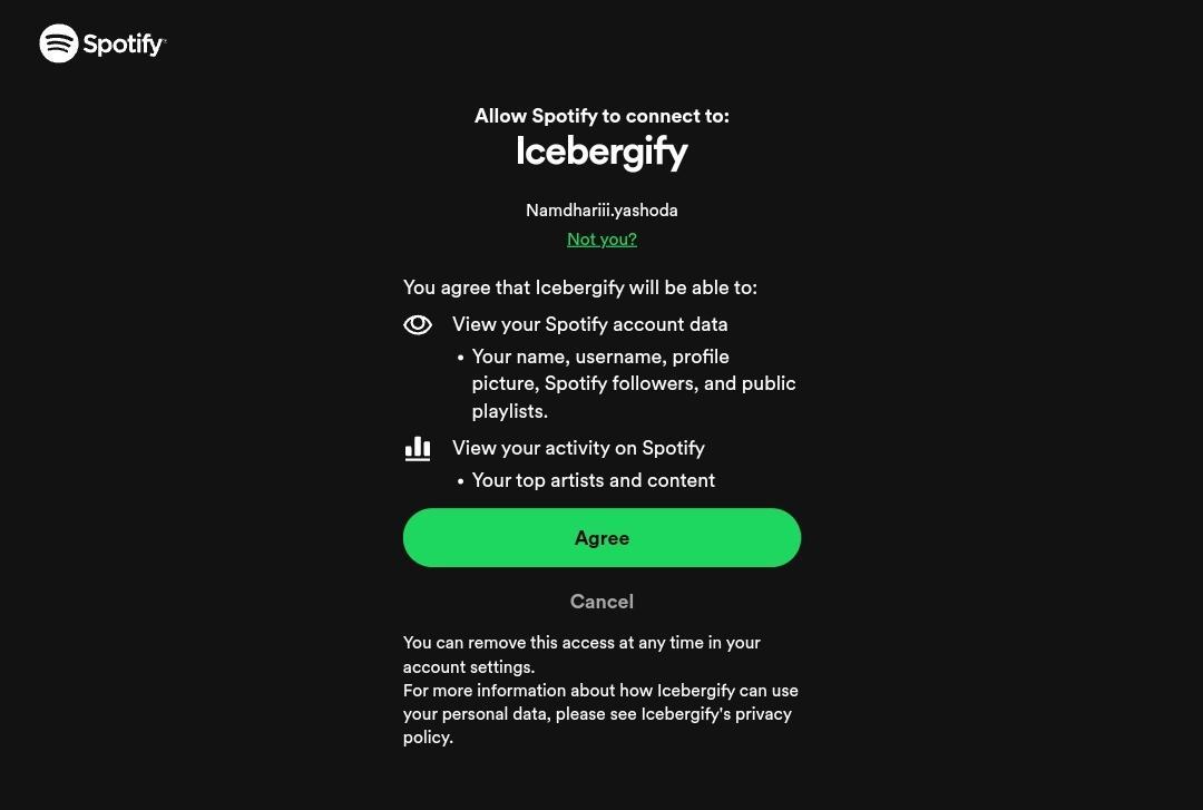 Authorize Icebergify