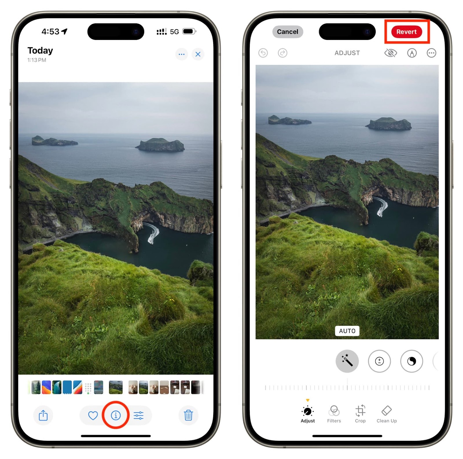 Can I retrieve an object accidentally deleted in a photo ?