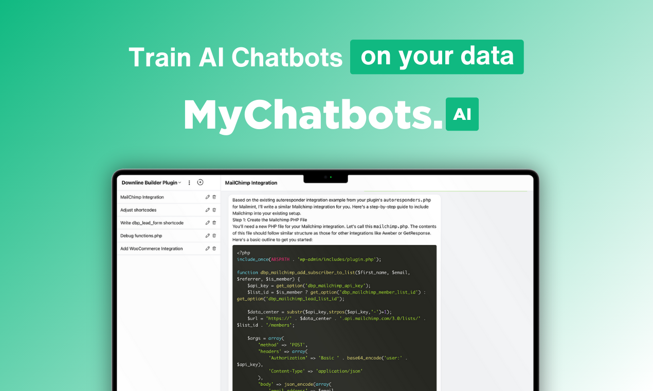 My Chatbots AI Chatbot Support