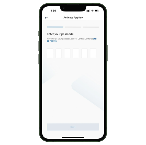 A cell phone with a password

Description automatically generated