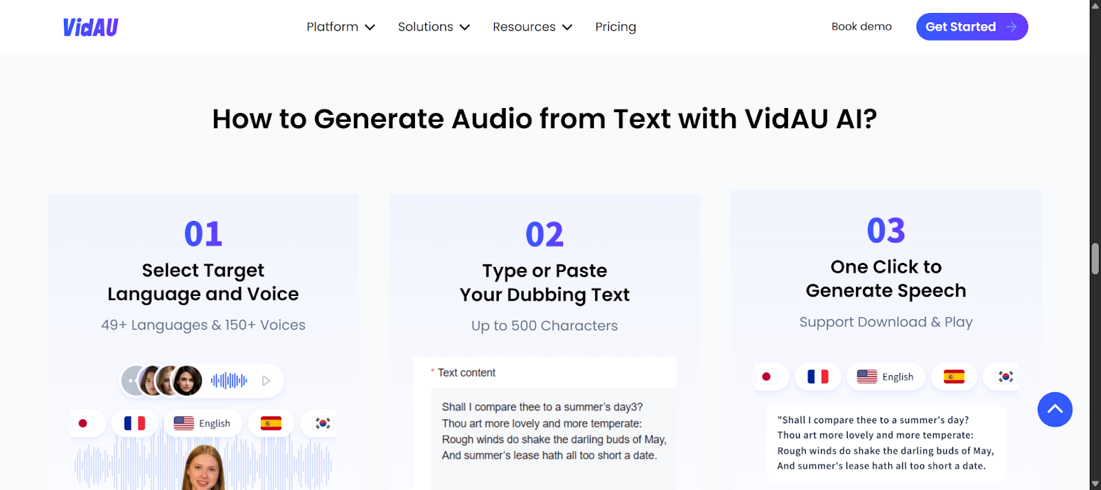 Text to Audio