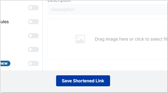 Save shortened link