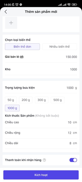 cách thêm sản phẩm vào TikTok Shop