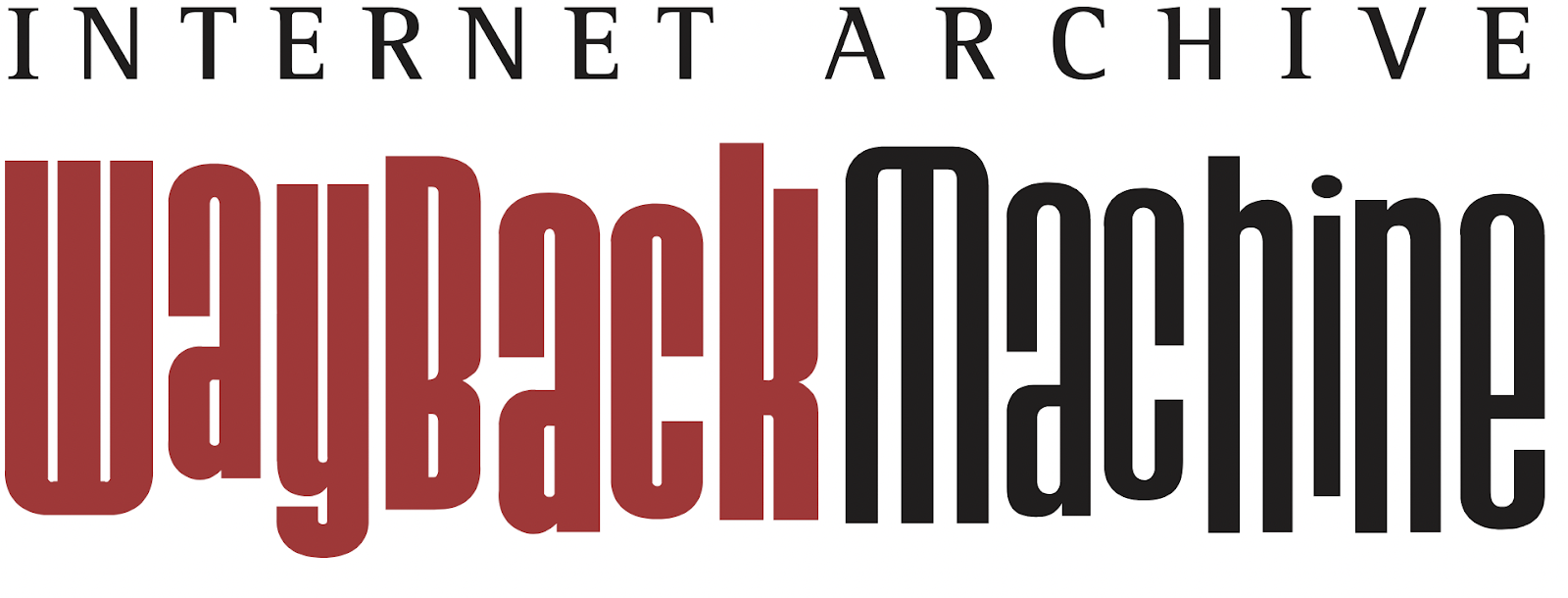 Logo for the Internet Archive’s “Wayback Machine”