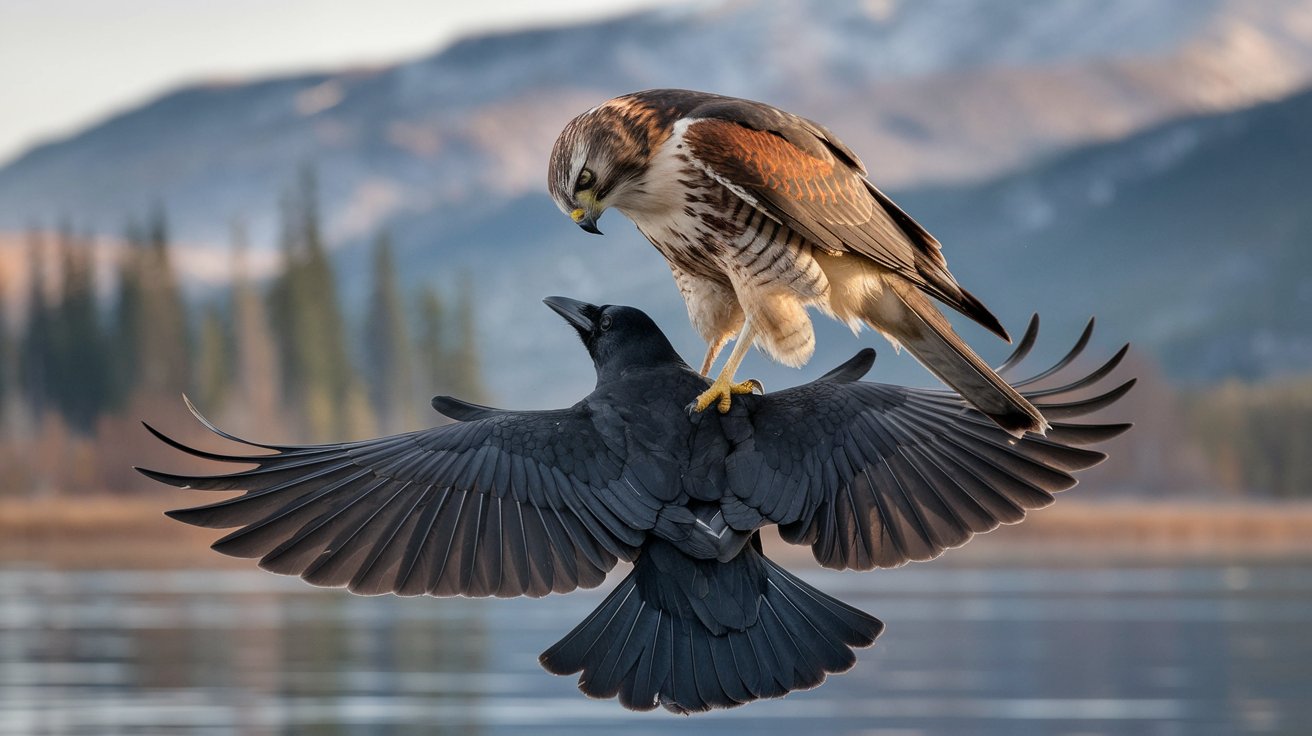 Hawk and Crow: The Balance of Power and Wisdom