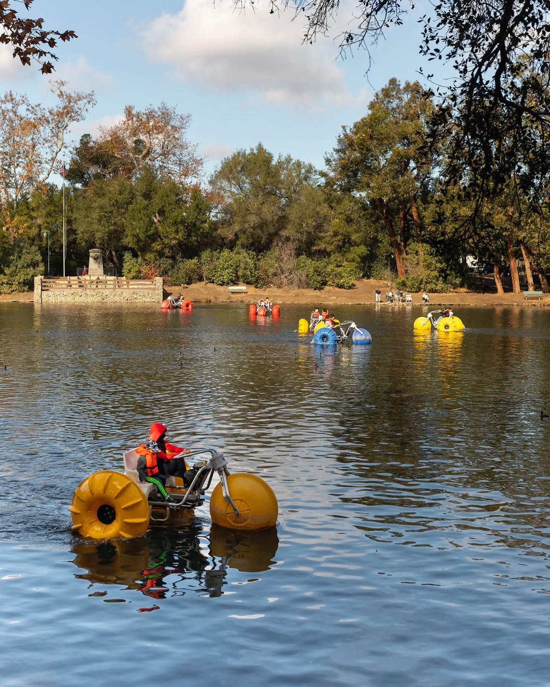 Kayaking at Irvine Lake