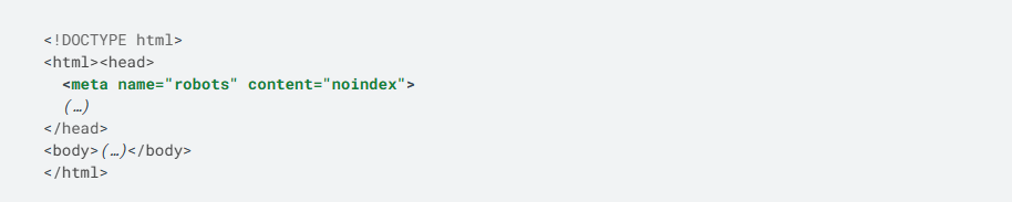 Meta Robots Tag Syntax