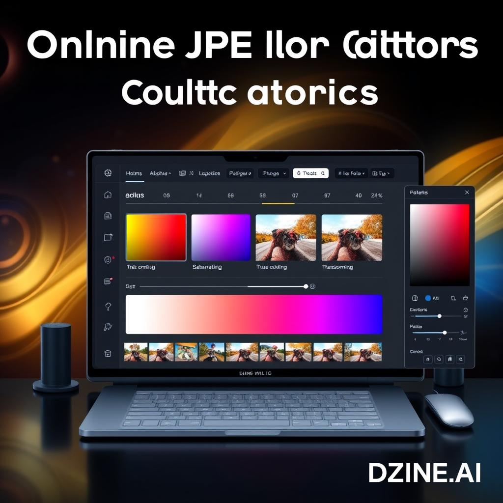 Online JPEG color editing tools