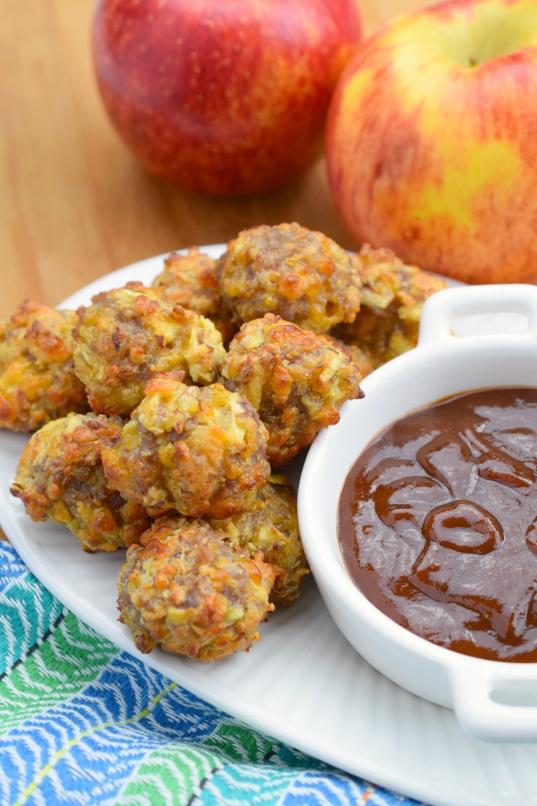 Savory Apple Sausage Balls