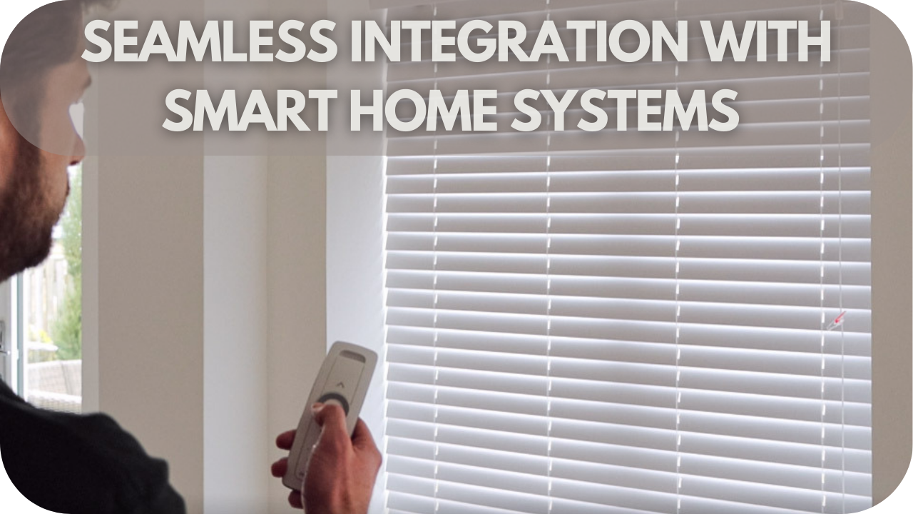 How automated blinds seamlessly integrate with smart home systems for full control.