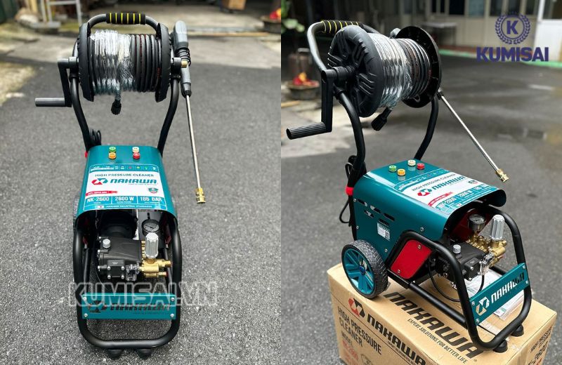 Máy phun rửa xe áp lực cao Nakawa 2600W