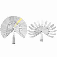ZUZUAN Feeler Gauge Set - 32-Blade & 16-Blade, Dual Marked SAE & Metric ...