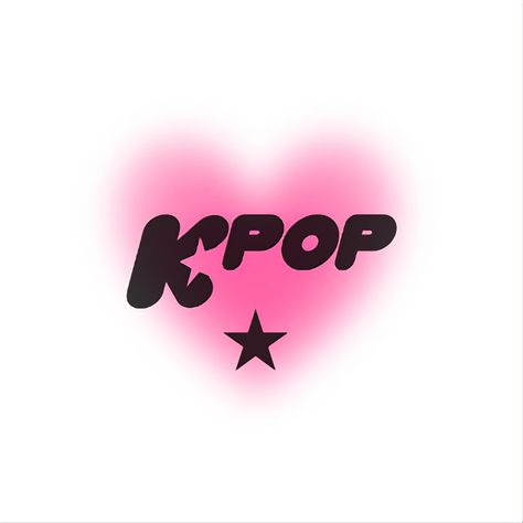 This contains an image of kpop logo