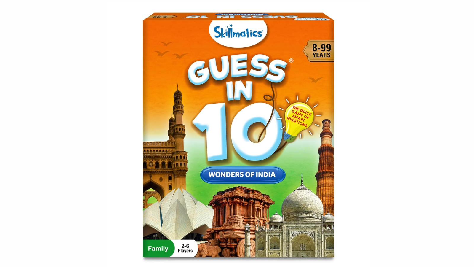 Skillmatics Guess in 10 | Creative game for kids and families to learn about the wonders of India | Royal Ramakra.