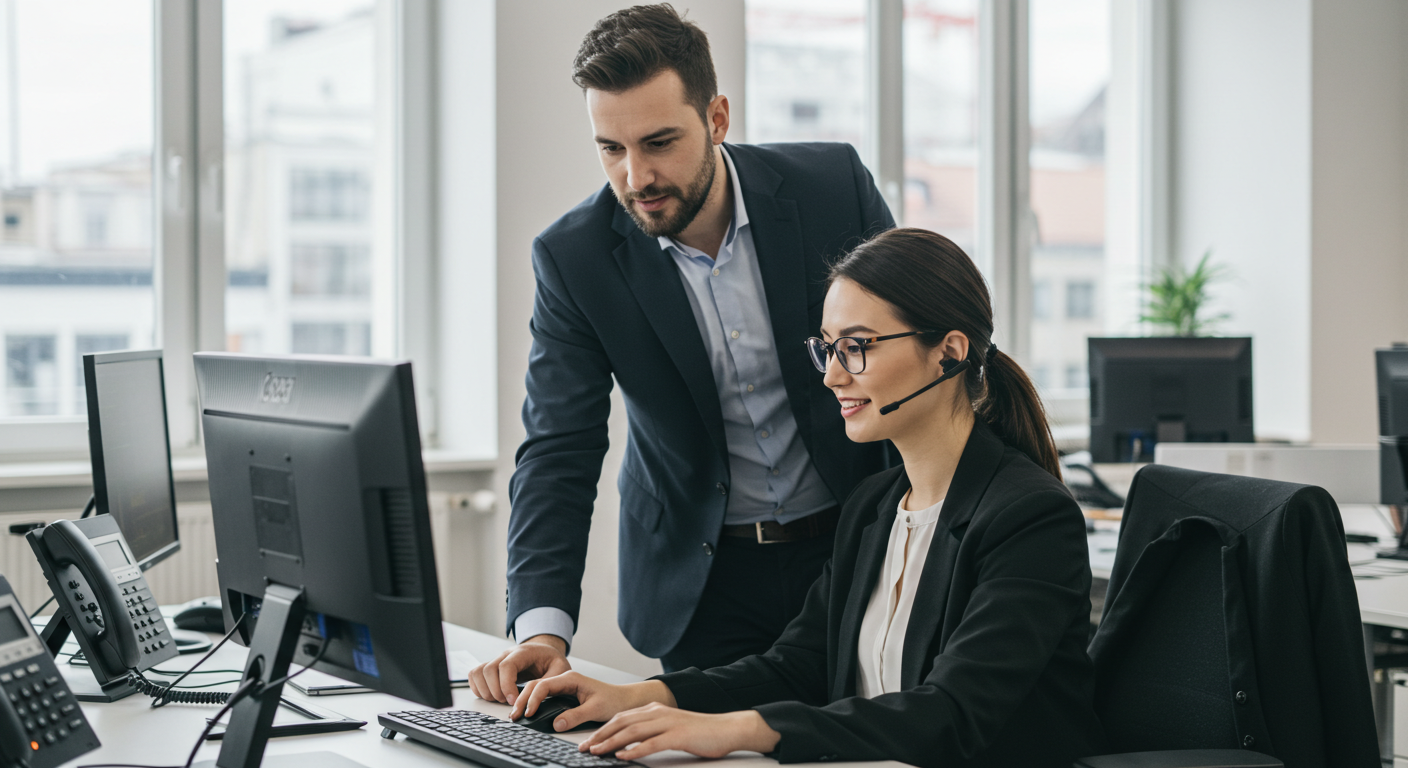 A reseller onboarding a new client with customized support for their UCaaS system.