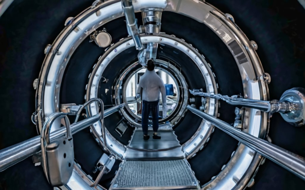 how many atmospheres is 13psi in hyperbaric chamber?