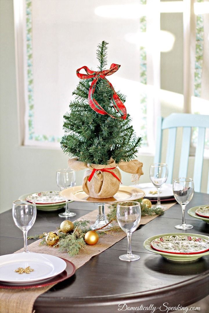 Christmas Tree Table - Christmas Decoration Ideas