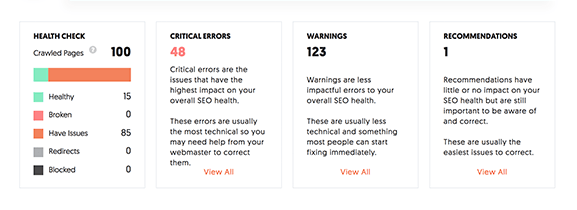 Health Check SEO Audit