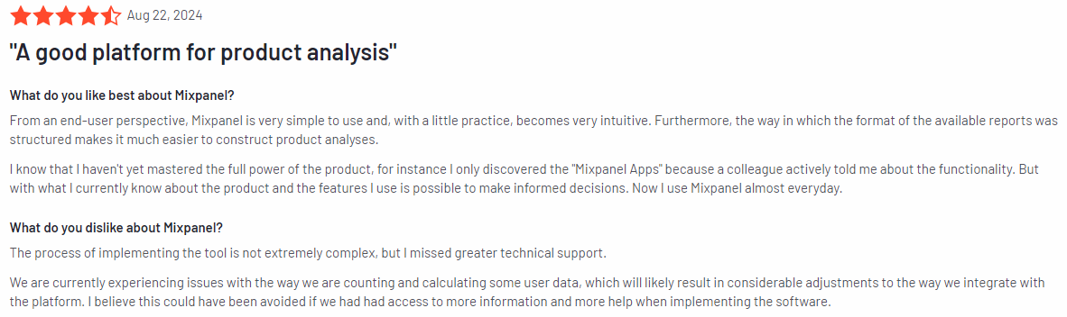 Mixpanel review