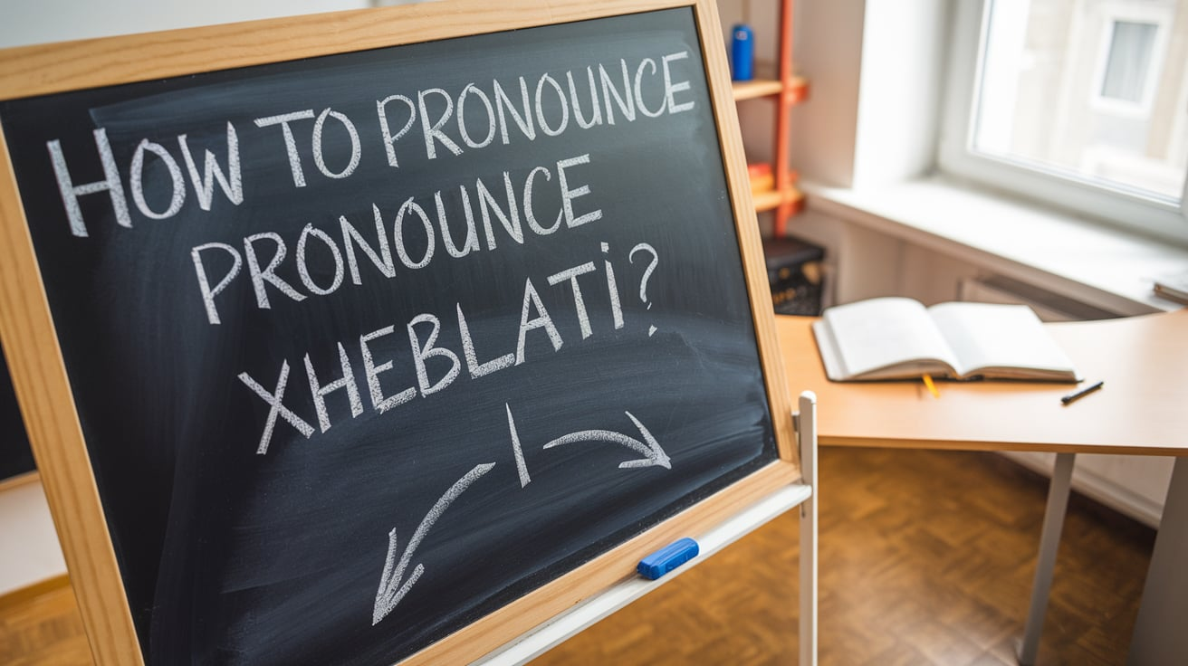 How to Pronounce Xheblati