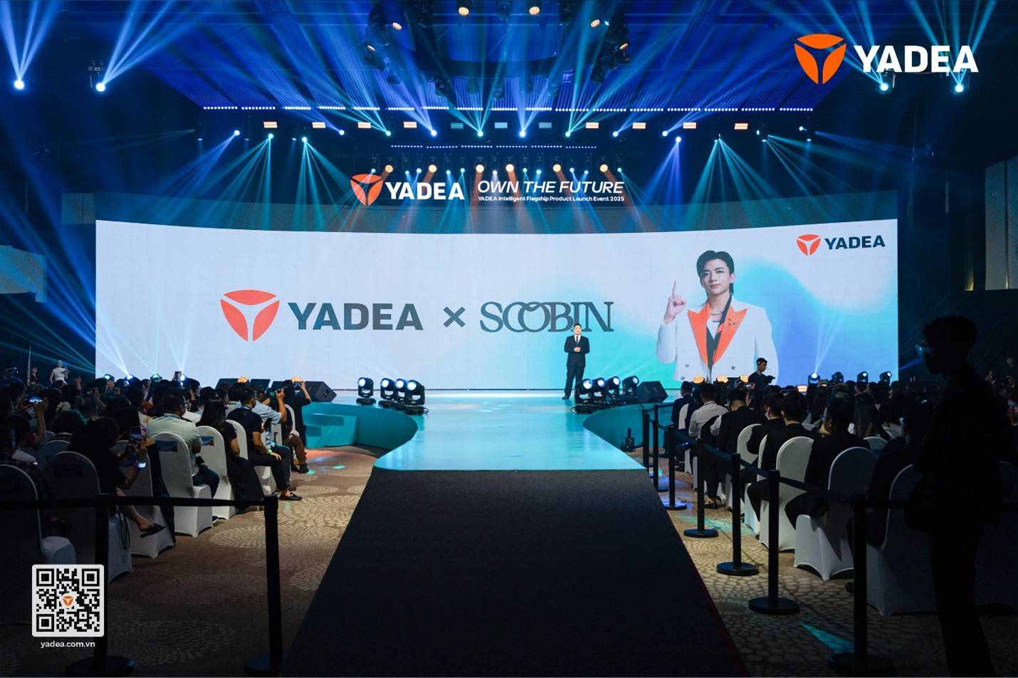 Ông Liu Jia, Tổng Giám đốc YADEA Việt Nam chia sẻ tại sự kiện ra mắt bộ sưu tập sản phẩm mới và đại sứ thương hiệu SOOBIN.