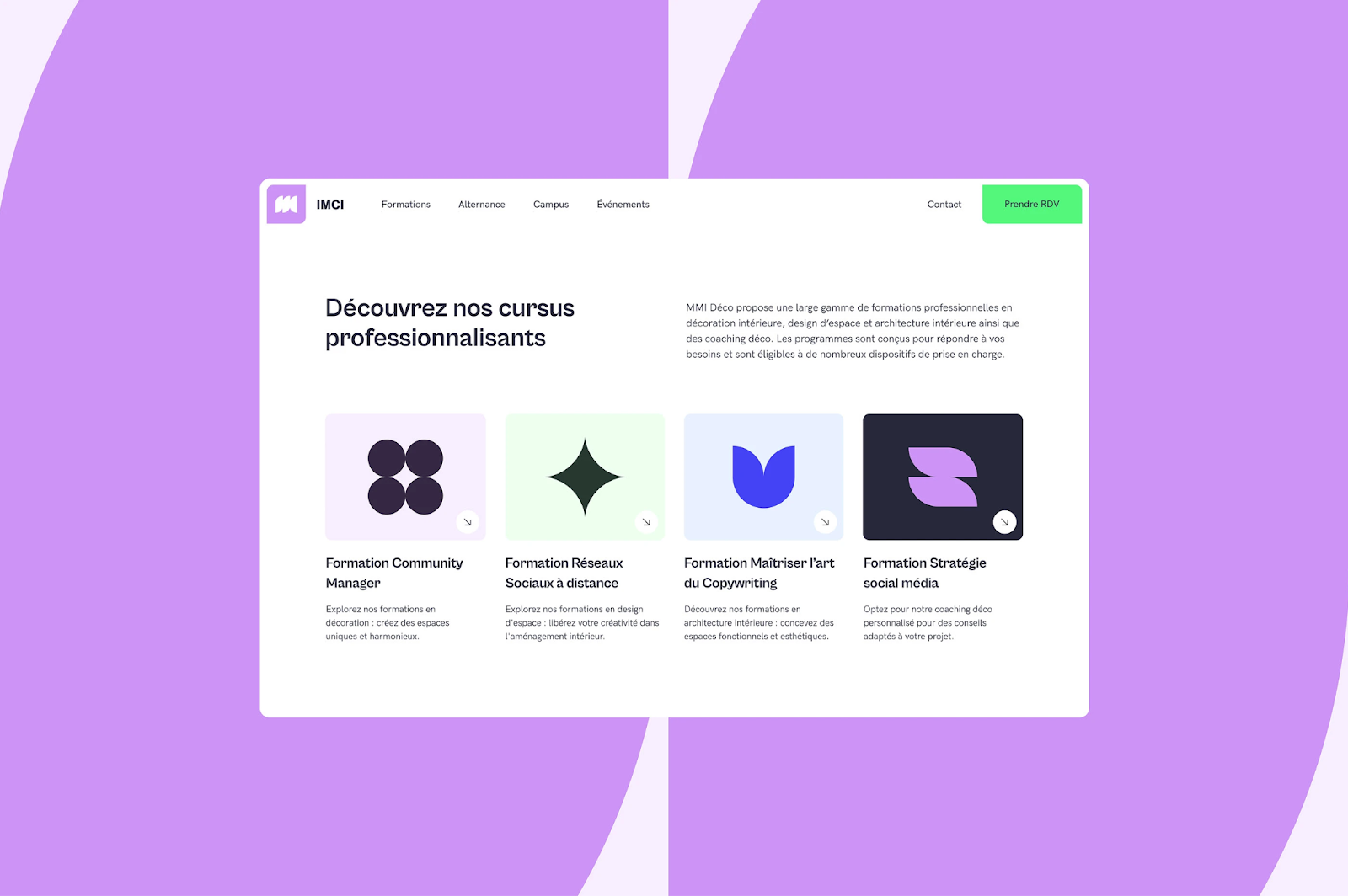 Image from the Crafting Digital Visual Identity: The IMCI Branding article on Abduzeedo