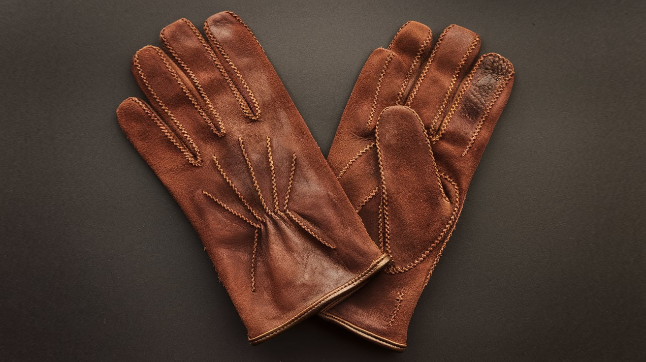 Reverse Suede Deerskin Leather Gloves