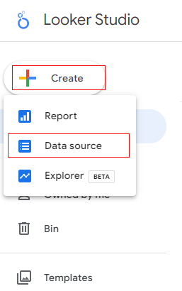 Create data source