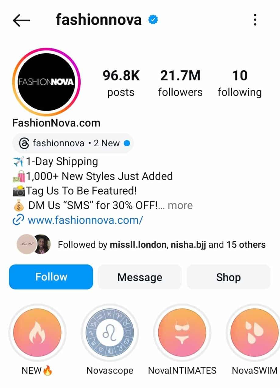 The Top Online Clothing Boutiques from Instagram - Fashion Nova