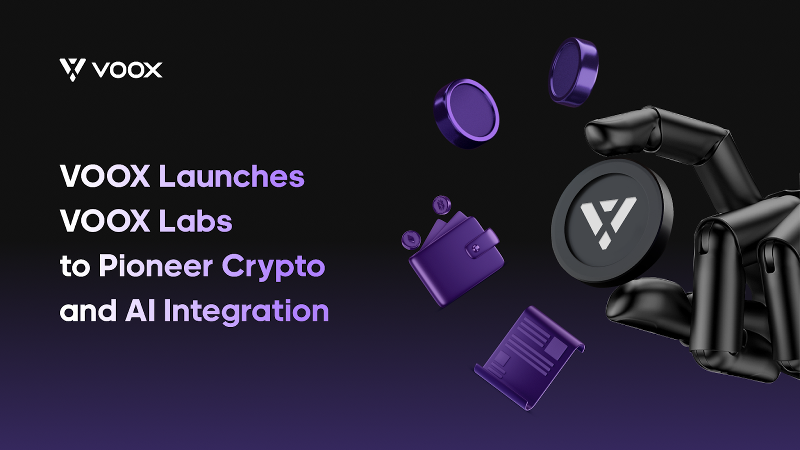 VOOX Launches VOOX Labs to Pioneer Crypto and AI Integration