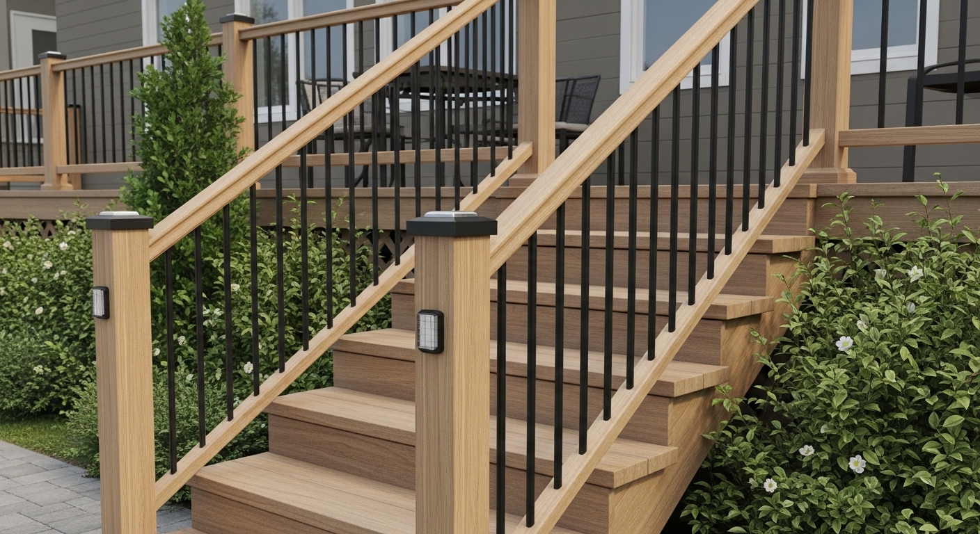 Outdoor Stair Railing
