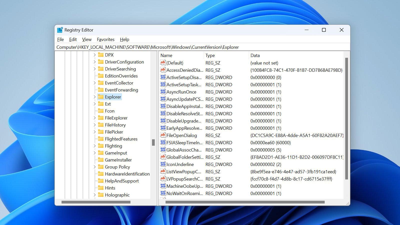 Windows Registry