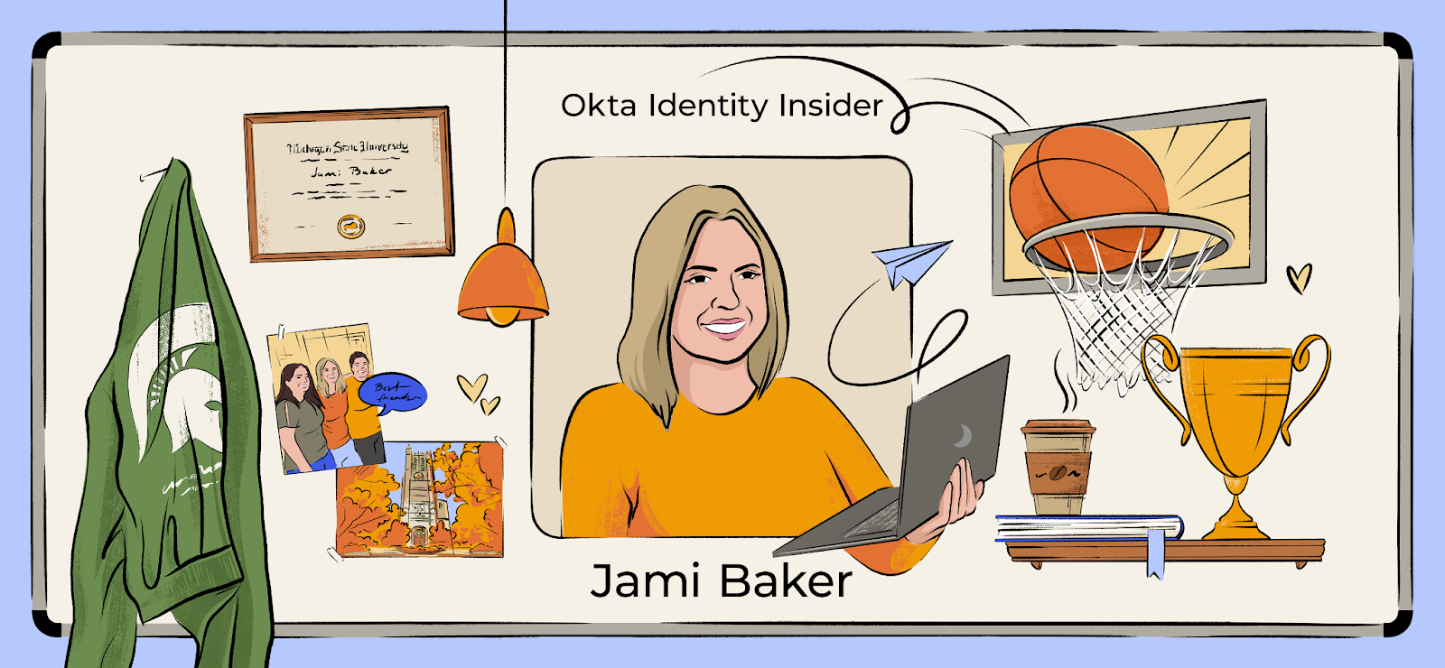 Illustration of Jami Baker