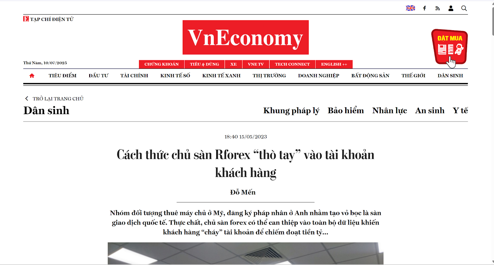 RForex có thể can thiệp tài khoản người dùng để làm “cháy” lệnh và chiếm đoạt tiền.