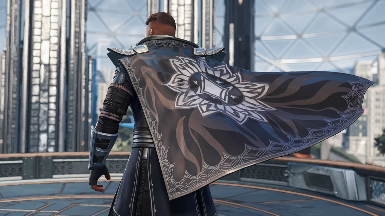 AQW Cape Blowing to the Side