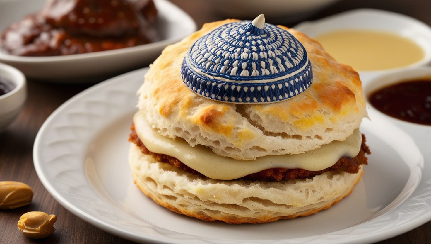 American Biscuit with a Kufi on 