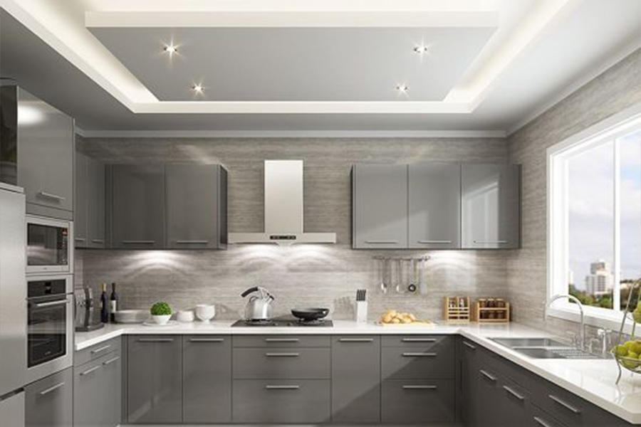 
Enhance your cooking space with sleek and functional POP ceiling designs.