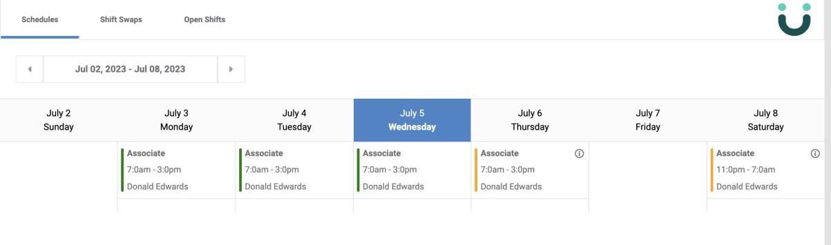 A screenshot of a calendar  Description automatically generated