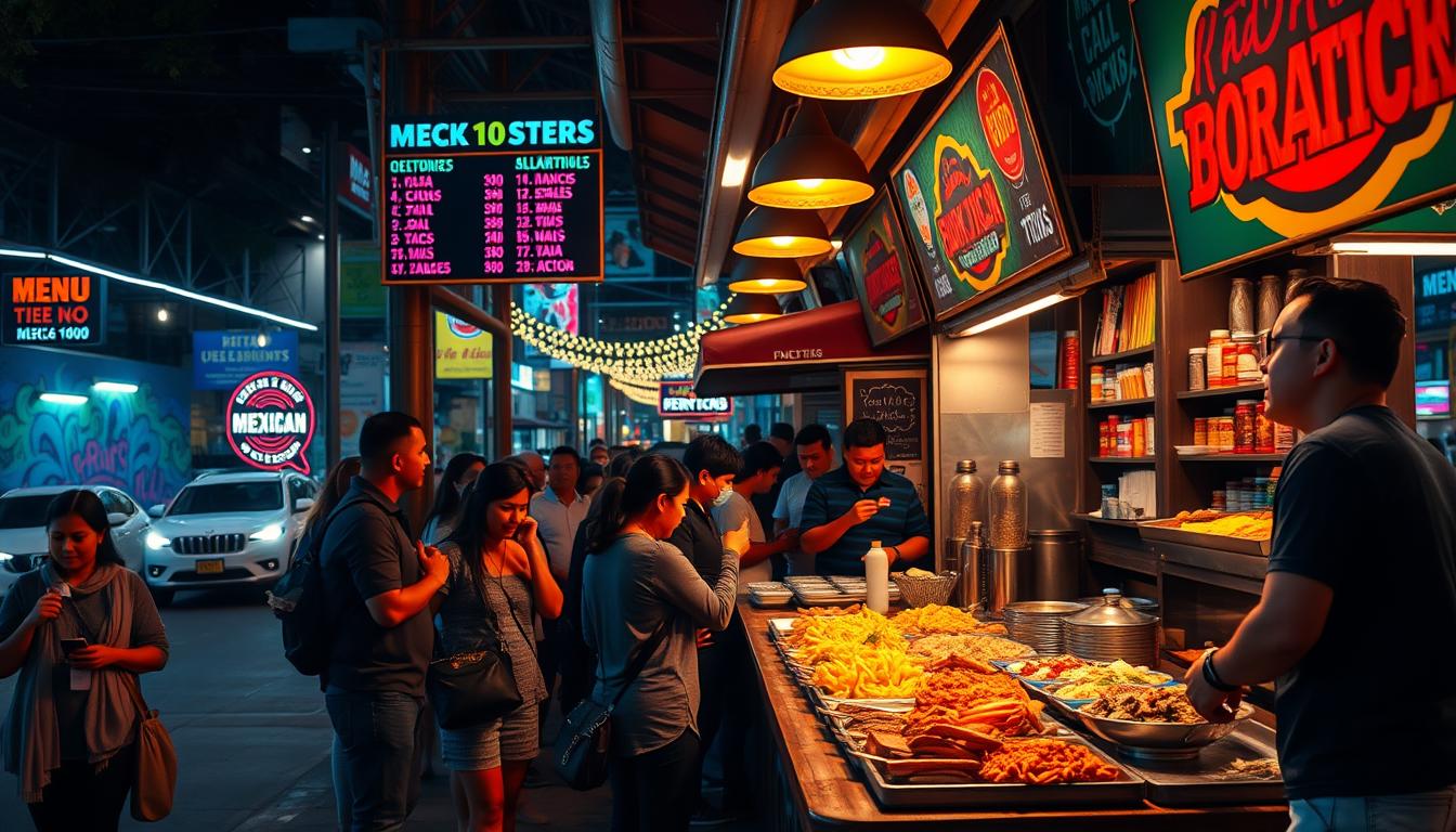 street food pricing