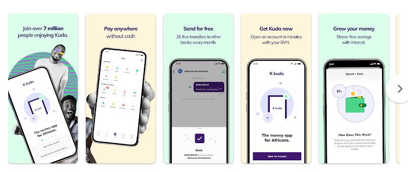 kuda is a Top Fintech Companies in Nigeria