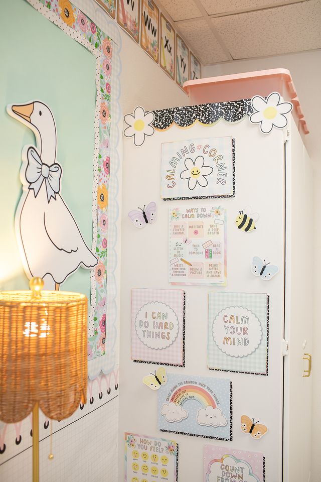 Pastel calming corner