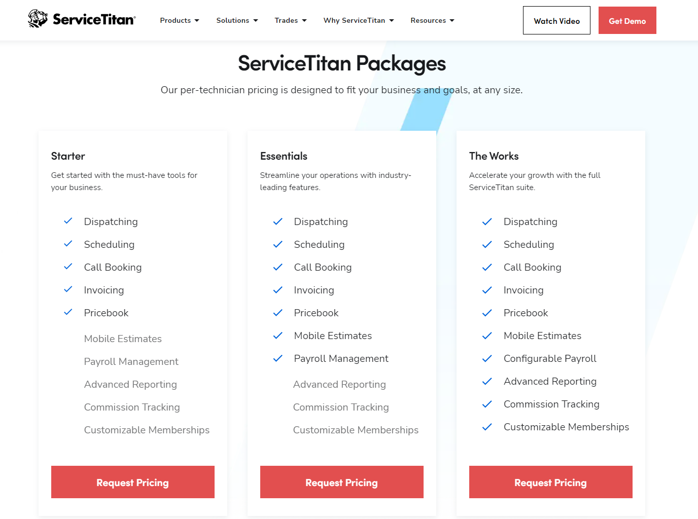 ServiceTitan pricing