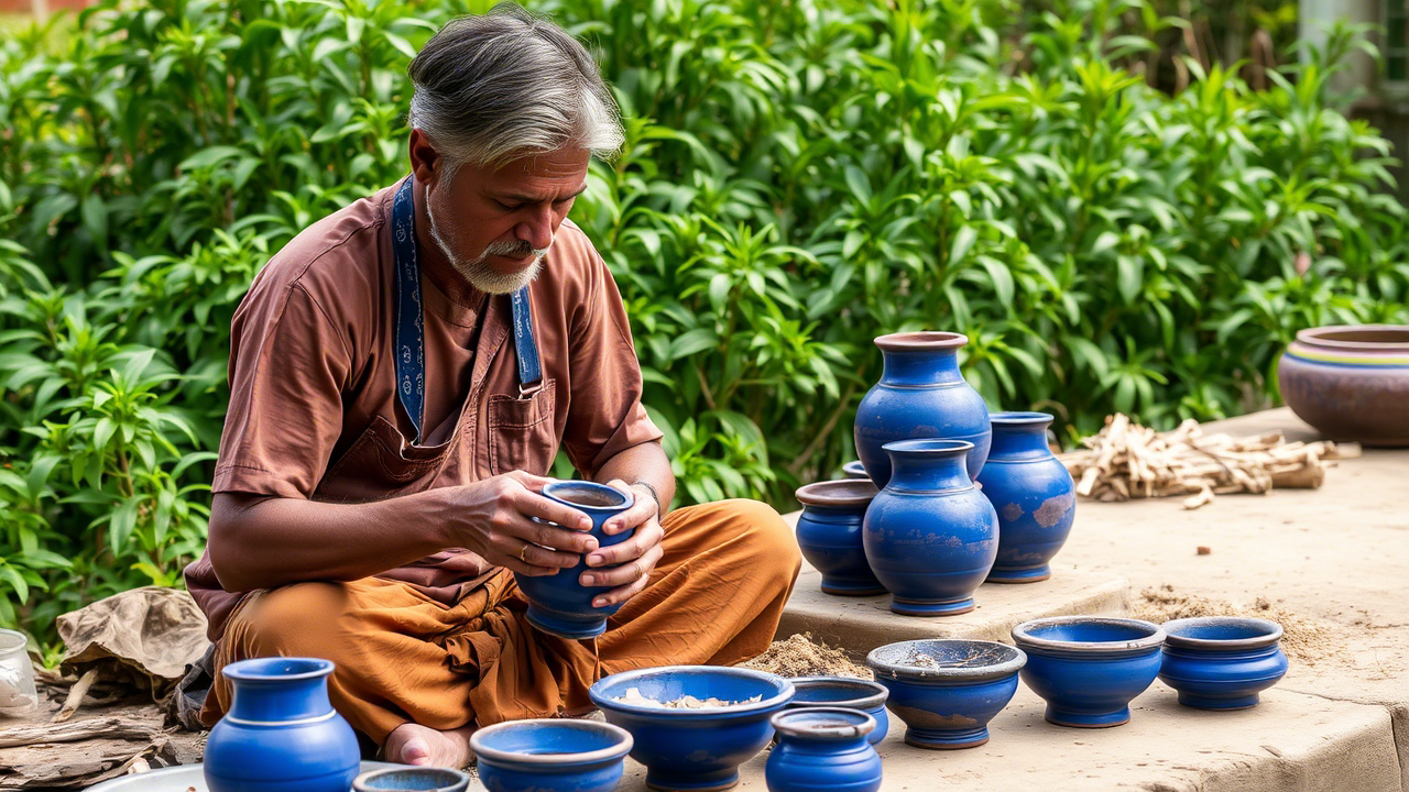 Multani Blue Pottery