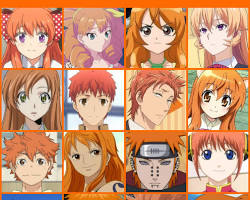 Orange anime charactersの画像