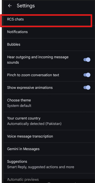 How to turn off read receipts