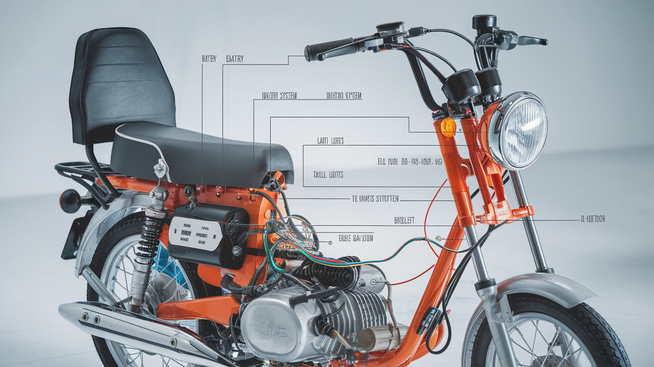 2008 Model B 08 Keeway-Fact Moped Wire Diagram