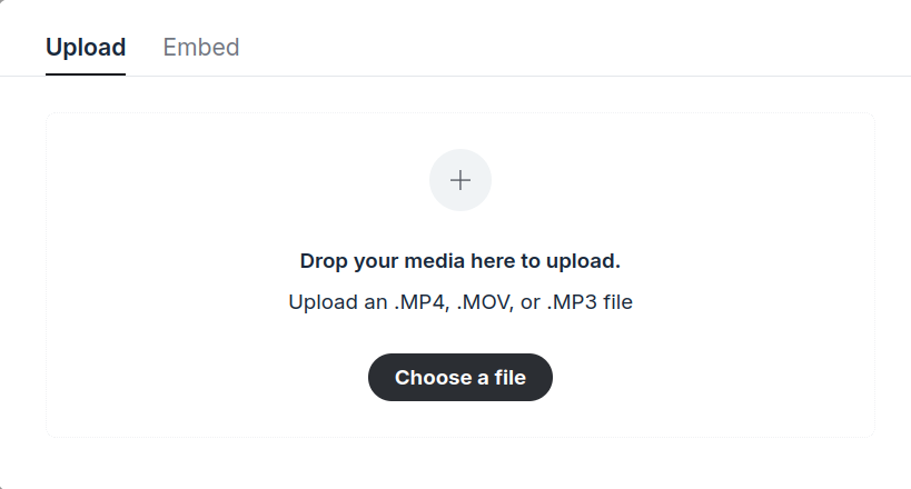 upload course lesson materials