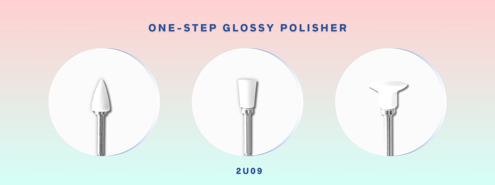 Mr. Bur 2U09 One Step Glossy Composite Polishing Kit RA for efficient single-step polishing of anterior and posterior composites with a high-gloss finish.