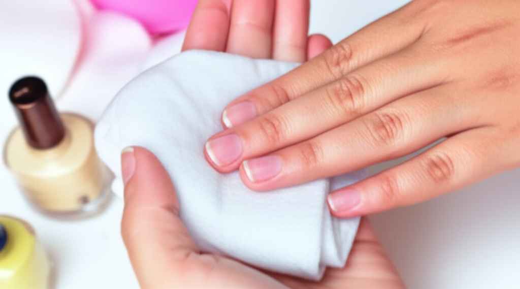Clean and dry nails